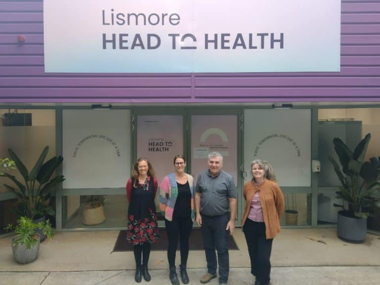 Proud to support Lismore community through Head to Health Hub at